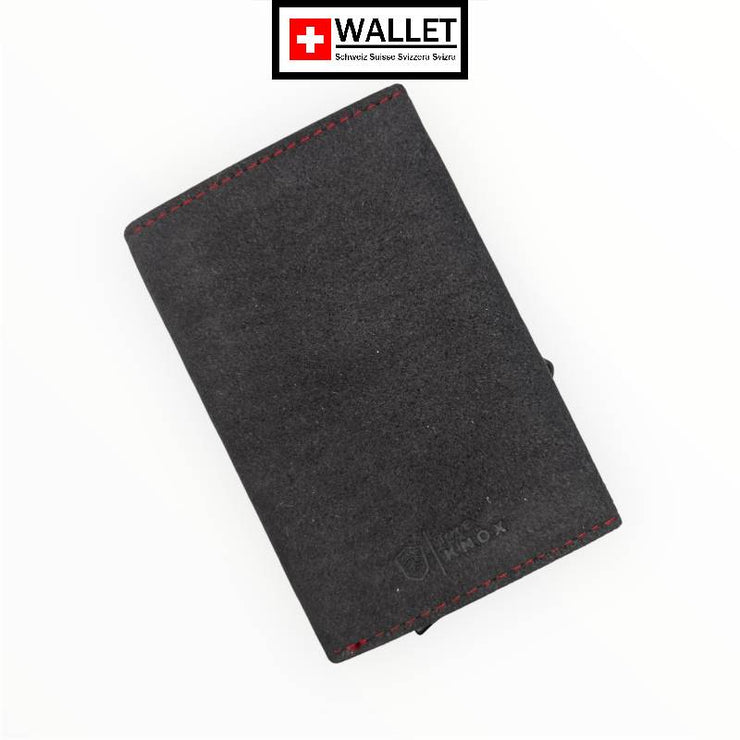 "NEW YORK" WALLET, ALCANTARA MIT MÜNZFACH